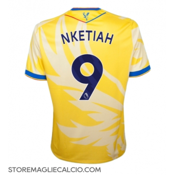 Crystal Palace Eddie Nketiah #9 Maglia Gara Trasferta Repliche 2024-25